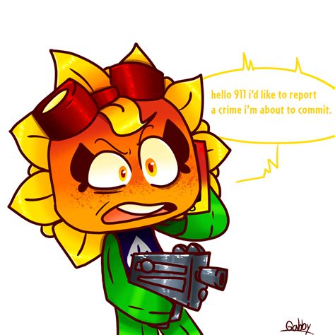 Solar Flare About To Commit A Crime R PlantsVSZombies