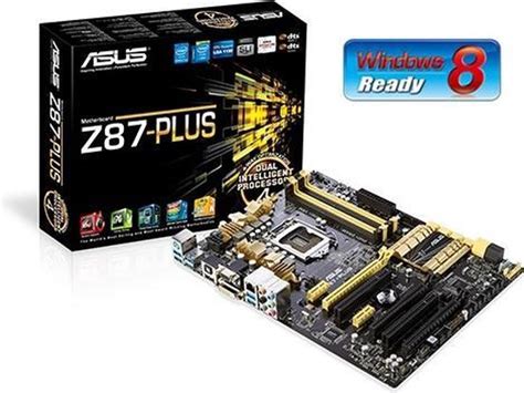 Asus Z87 Plus Intel® Z87 Lga 1150 Socket H3 Atx