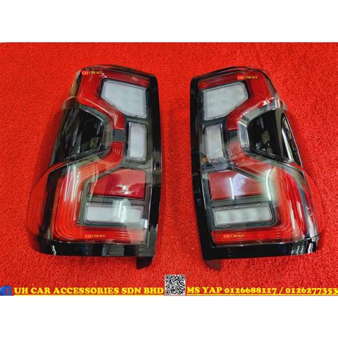 Ford Ranger T9 2022 Xl Xlt Led Taillamp Taillights Tail Lamp Light Red