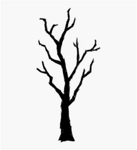 Desenho De árvore Morta