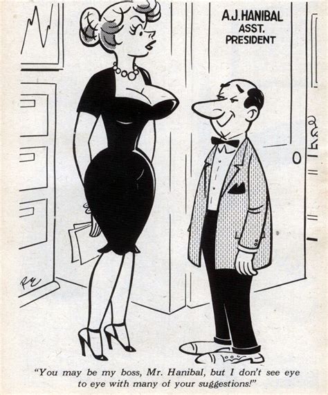 Vintage Secretary Humor Comics Flashbak