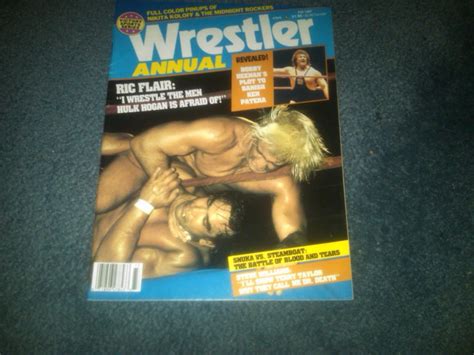 Wrestler Annual Magazine Fall 1987 WWF WWE WCW TNA ECW NWO NWA AWA