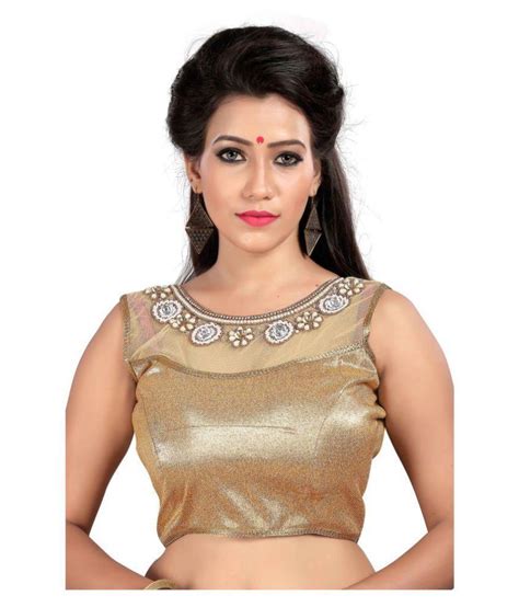 Womens Ethnic Gold Blouse Buy Womens Ethnic Gold Blouse Online At Low Price