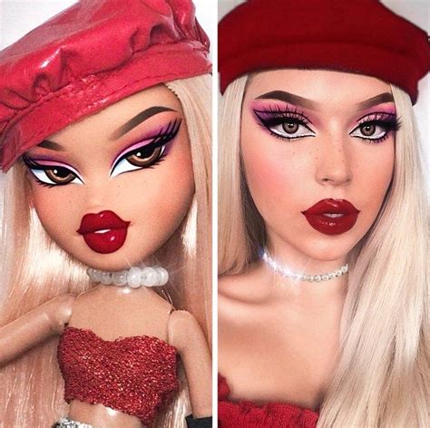 the bratz challenge makeover has gone viral 30 photos bemethis bratz doll makeup barbie