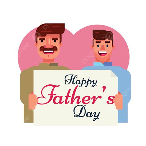 Gambar Selamat Hari Ayah Dan Putra Pemegang Poster Png Senang Hari