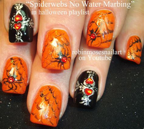 Nail Art By Robin Moses Halloween Nails Witch Nails Ghost Nails