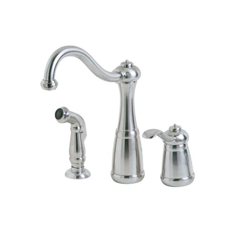 Before you start the procedure of removing the faucet you should empty the sink cabinet so that you can efficiently work. Pfister Marielle Single-Handle Standard Kitchen Faucet ...