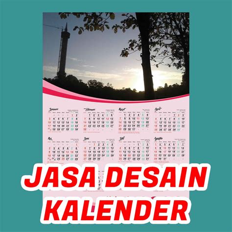 Jual Jasa Desain Kalender Poster Shopee Indonesia