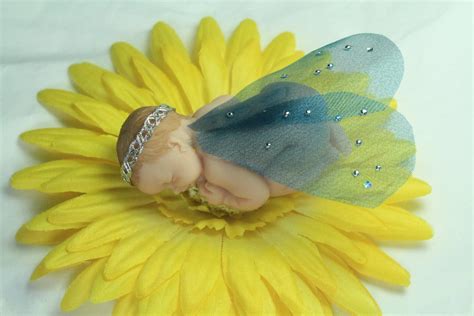 Ooak Miniature Clay Garden Fairy Baby Polymer Clay Fairy Clay