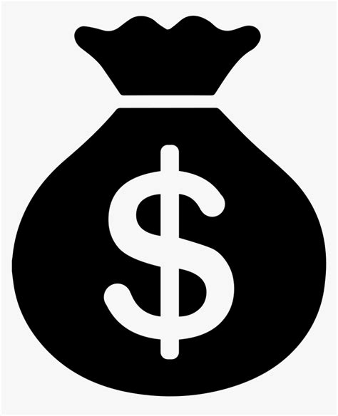 Symbolclip Artdollarmoney Bagblack And Whitecurrency Fund Icon