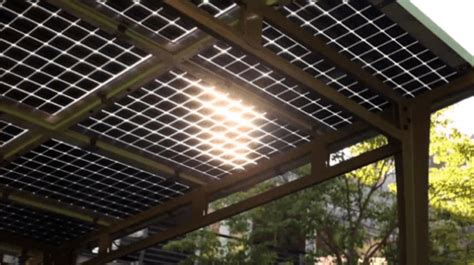 Prefab Solar Awning Provides Outdoor Shade And Solar Power