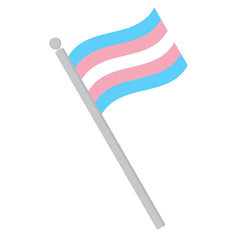 Transgender Pride Flag In Shape Trans Pride Flag 37388093 Png