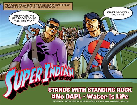 Supporting The Water Protectors In Standing Rock Super Indian Comics