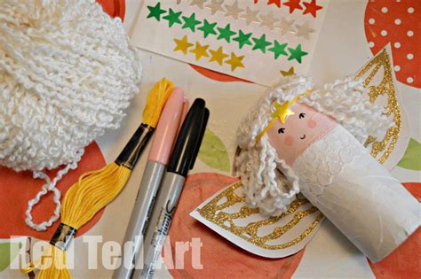 Toilet Roll Angel Craft Red Ted Arts Blog