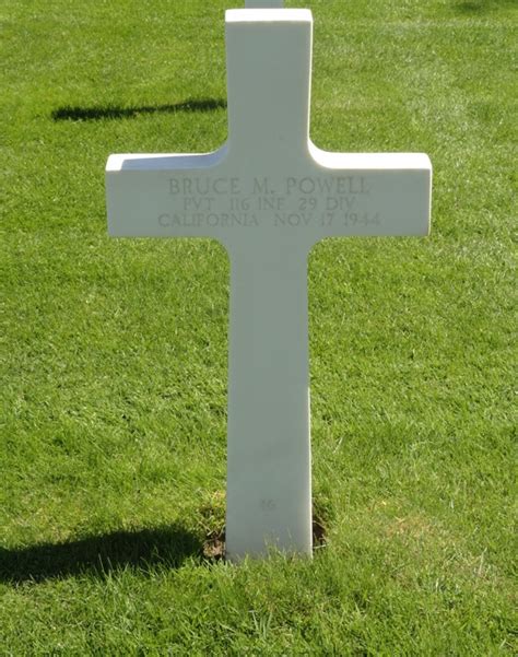 116th Infantry Regiment Roll Of Honor Pvt Bruce Milton Powell