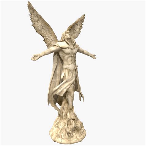 Angel Statue 3d Model 20 Obj Ma Fbx Free3d
