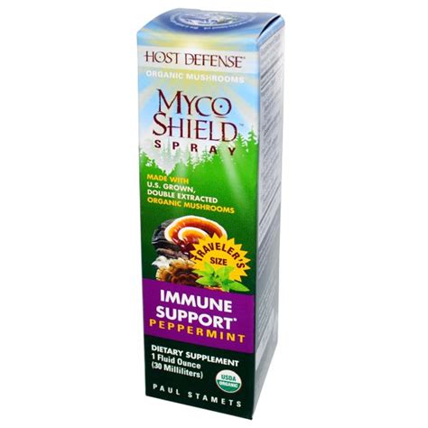 host defense myco shield spray mushroom immune support peppermint canada