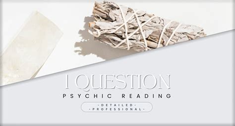 Detailed 1 Question Psychic Reading Reliable Professional Fast Response