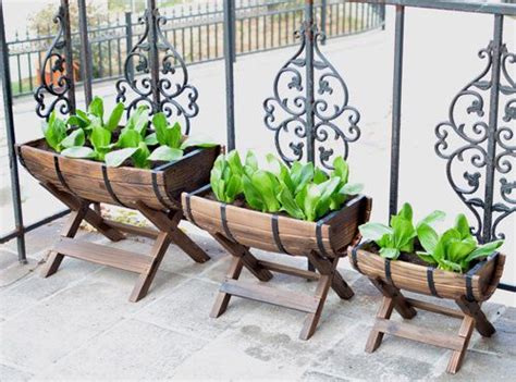 Building a half barrel garden bed planters plastic ideas vegetable raised beds. Half Barrel Raised Garden Planters - Raised Garden Beds ...