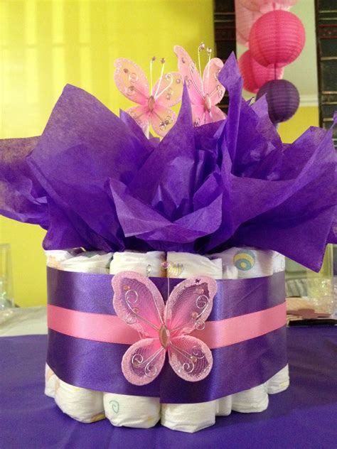 Pink And Purple Butterfly Themed Baby Shower Butterfly Baby Shower