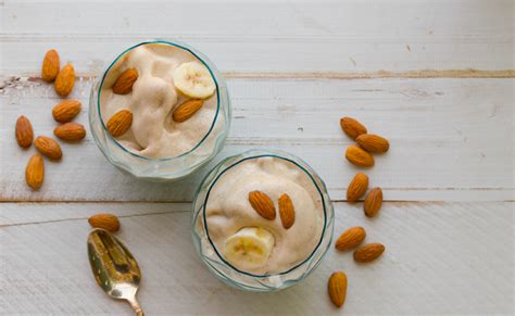 Easy Energy Shake Almond Butter Frozen Banana Vegan Recipe