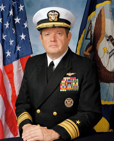 Portrait Us Navy Usn Rear Admiral Radm Upper Half David N