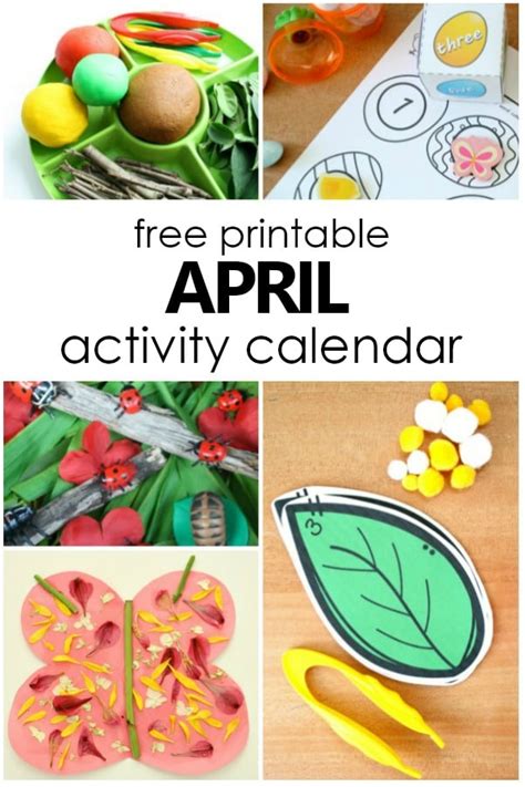 April Preschool Activities And Fun Things To Do With Kids