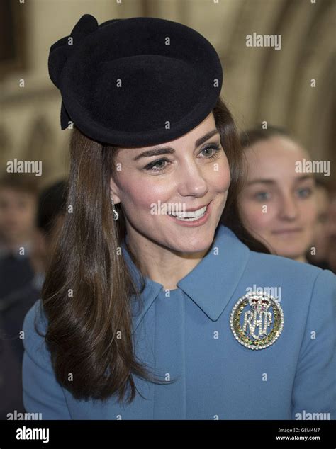 The Duchess Of Cambridge Raf Air Cadets 75th Anniversary Stock Photo