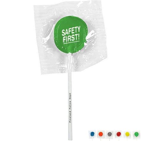 Safety First Design Custom Lollipops Foremost Promotions