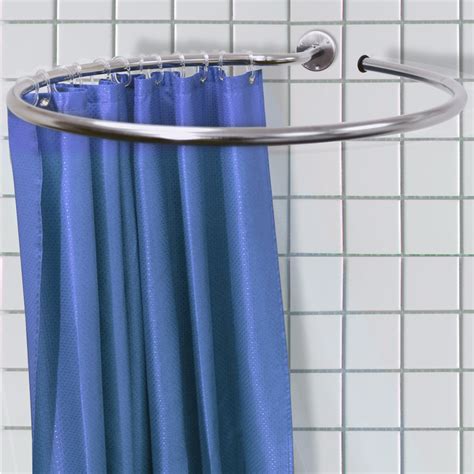 Loop Stainless Steel Circular Round Shower Rail And Curtain Rings Watsons On The Web