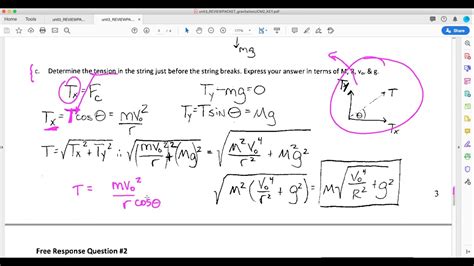Ap Physics 1 Unit 3 Review Session 2019 Youtube