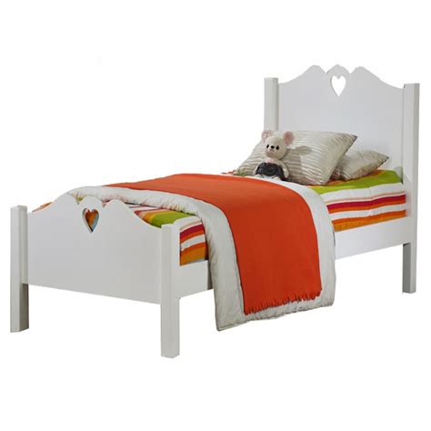 Seconique amber single bed frame in white. Holly White Wooden Single Bed Frame | Children's Beds | FADS