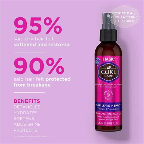 Hask Curl Care 5 In 1 Leave In Spray 175ml Woolworths