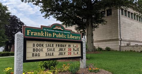 Franklin Matters July 2019 Franklin Public Library Newsletter