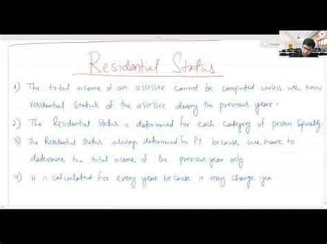 An act to declare the rates of income tax. Day 13 Section 6(1) Residential Status of an Individual ...