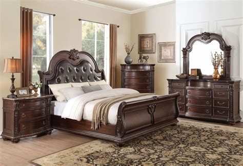 Smartanswersonline can help you find multiples results within seconds. Cavalier Dark Cherry Sleigh Bedroom Set from Homelegance ...