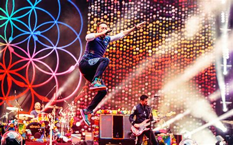 Download Wallpapers Coldplay 4k Pop Rock Band Concert Wembley