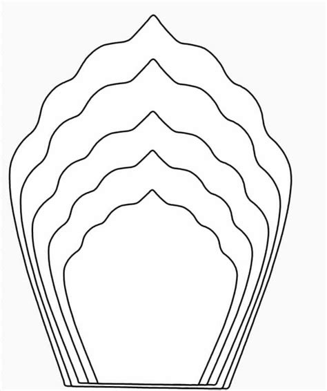 A Line Drawing Of A Vase With Wavy Lines On The Top And Bottom Set