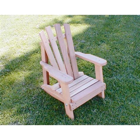 Cedar Child Size Wide Slat Adirondack Chair Natural Wf5000cvd Cozydays