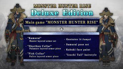 Physical editions are available to preorder at all monster hunter rise also has a $100 collector's edition that comes with all of the deluxe edition content as well as the magnamalo amiibo, a sticker. MONSTER HUNTER RISE (Switch) | Standard, Collector's ...