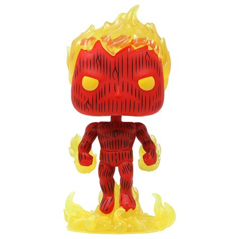 Funko Pop Marvel Fantastic Four Human Torch Red