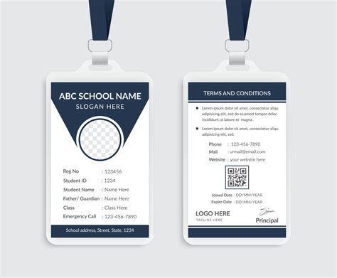 Student Id Card Vector Art Icons And Graphics For Free Download
