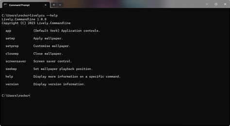 Command Line Controls · Rocksdanisterlively Wiki · Github