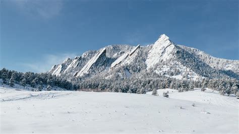 4k The Flatirons In Winter Boulder Colorado Hd Wallpaper Rare Gallery