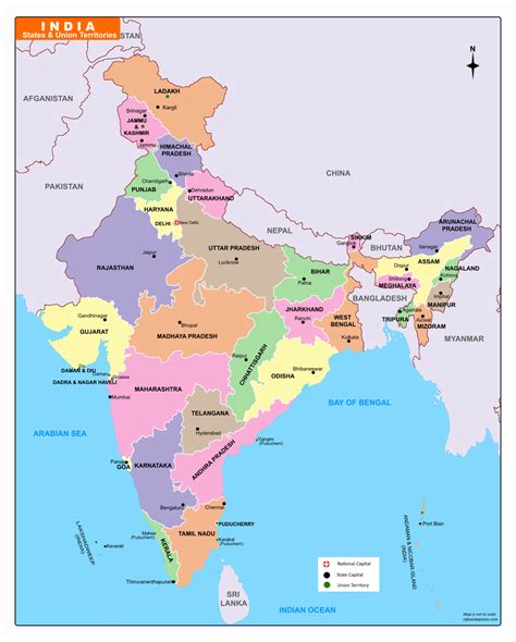 India All State Map Pdf Download