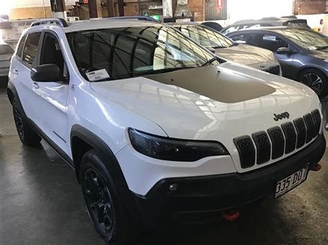 2018 Jeep Cherokee Trailhawk 4x4 Kl My18 Bright White 9 Sp Automatic