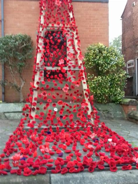 Tarvin Online The Poppy Cascade Is Finished And In Place