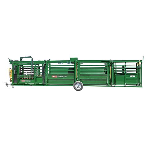 Hydraulic Portable Cattle Chute Alley And Tub Arrowquip
