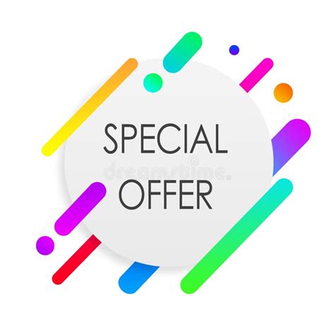 Special Offer Promotion Label Advertisement Stock Illustration