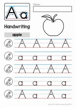 alphabet handwriting practice upper   case